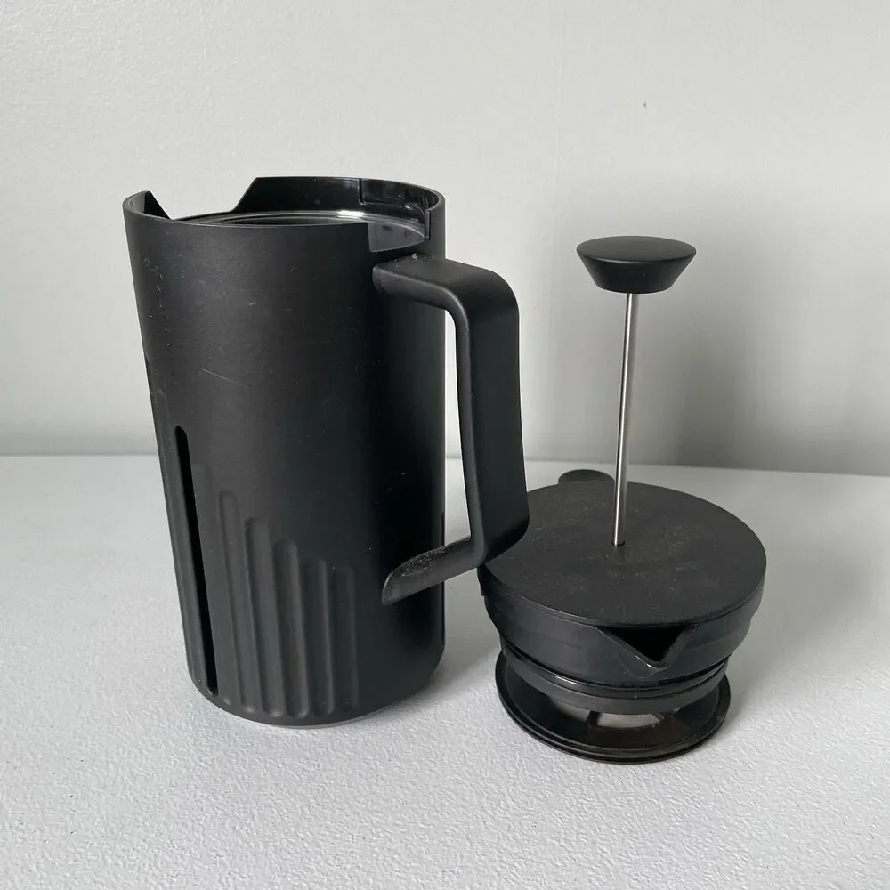 Starbucks 8-Cup Coffee French Press Matte Black Plastic Glass Drinkware